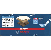 Bosch Schleifblatt für Exzenterschleifer, Ø150 mm, Korn 240, 6-Loch, 50 Stück