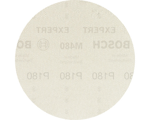 Bosch Feuille abrasive pour ponceuse excentrique, Ø125 mm grain 180, non perforé, 50 pièces