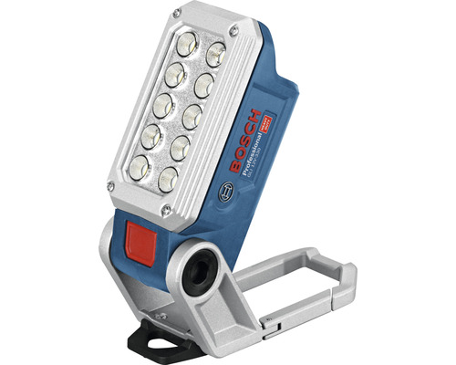 Bosch Professional Lampe sur batterie GLI 12V-330, sans batterie ni chargeur Projecteur de chantier sans fil Bosch Professional avec lampes LED