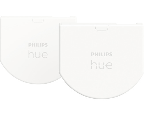 Module interrupteur mural Philips Hue blanc 2 pièces Deux appareils Philips Hue Bridge pour contrôler l''éclairage intelligent de la maison