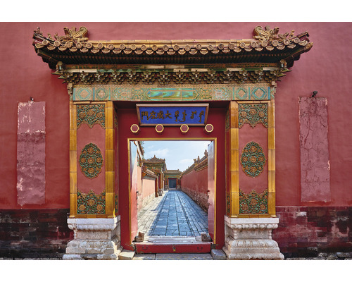 Papier peint panoramique intissé impression digitale DD118783 Asian Fusion Forbidden City 4 pces 400 x 270 cm