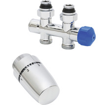 Kit de garniture de raccordement au milieu Schulte passage 1/2" chrome H3769002