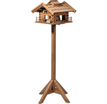 Nichoir style chalet avec support pour le jardin
