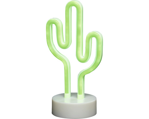 LED Schlauchsilhouette Konstsmide Kaktus 90 LEDs Lichtfarbe grün inkl. Timer