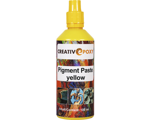 CreativEpoxy Pigment Paste für Giessharz gelb 100 g