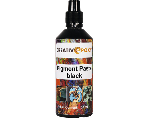 CreativEpoxy Pigment Paste für Giessharz schwarz 100 g Creative Epoxy Pigmentpaste Schwarz, 100 ml