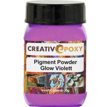 CreativEpoxy Pigment Pulver für Giessharz Glow Violett 30 g-thumb-0