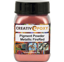 CreativEpoxy Pigment Pulver für Giessharz feuerrot 40g-thumb-0