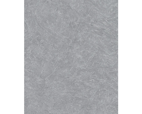 Papier peint intissé 32816 Vintage Deluxe uni gris Papier peint gris avec structure de pierre