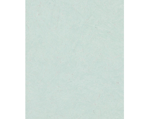 Papier peint intissé 32817 Vintage Deluxe uni turquoise argent