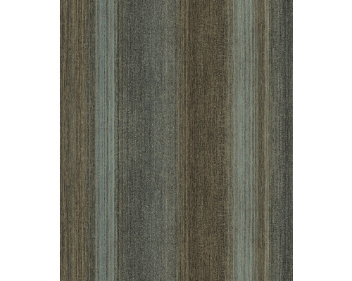 Vliestapete 32839 Vintage Deluxe Streifen blau braun Dekorplatte mit vertikalem Streifenmuster
