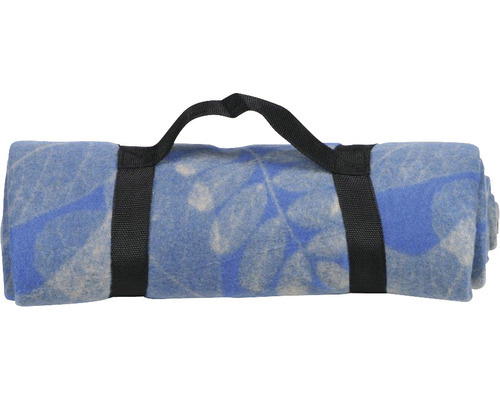 Strandmatte gepolstert 60 x 180 cm blau