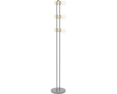 Stehlampe mit drei Leuchtmitteln