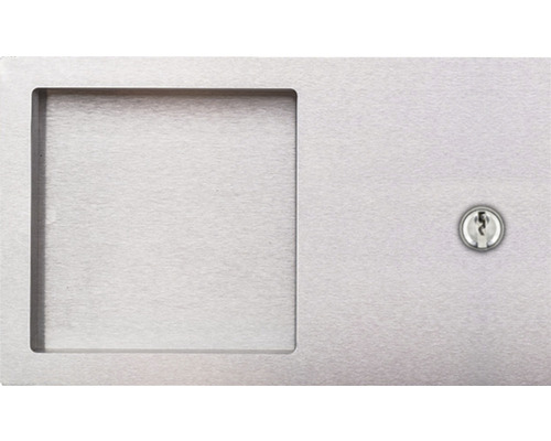 Abattant de boîte aux lettres avec serrure