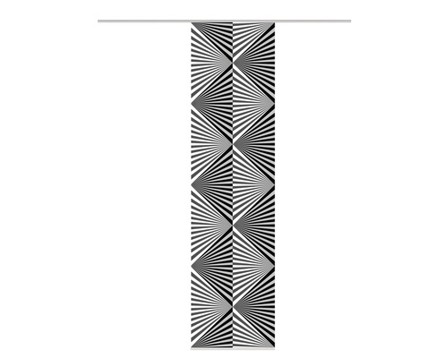 Panneau japonais Home Fashion Fulla noir/blanc 60x245 cm