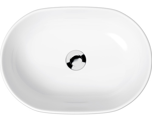 Vasque à poser Moduo 50 cm ovale blanc