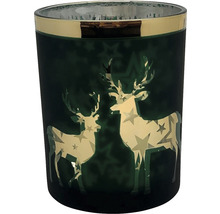 Windlicht mit Hirschmotiven