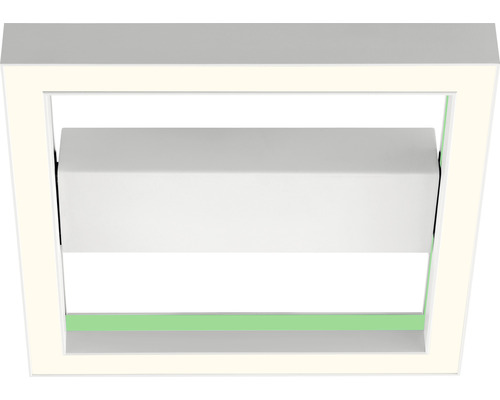 Rechteckige Deckenleuchte mit indirekter Beleuchtung