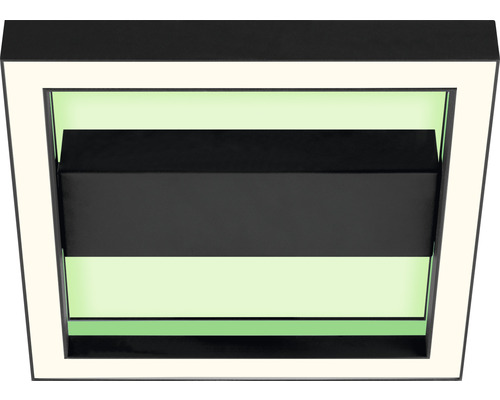 Rechteckige Deckenleuchte mit integrierter Beleuchtung