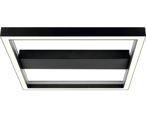 Quadratische LED Deckenleuchte in Schwarz