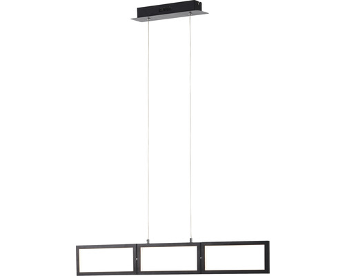 Hängeleuchte mit drei rechteckigen Lampenschirmen