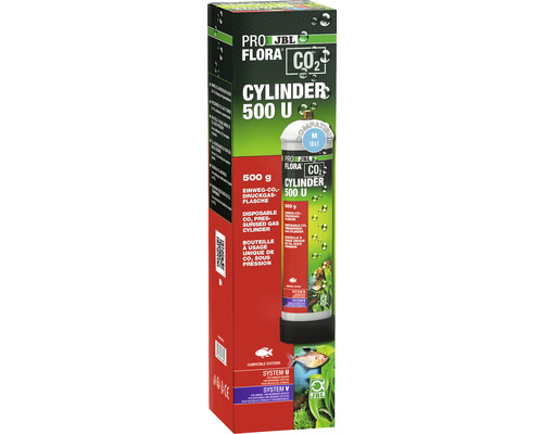 Bouteille jetable JBL PROFLORA CO² cylindre 500 g U recyclable, remplie