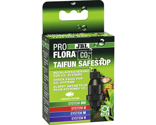 Protection contre le retour d'eau pour système à CO2 JBL PROFLORA CO² Taifun Safestop