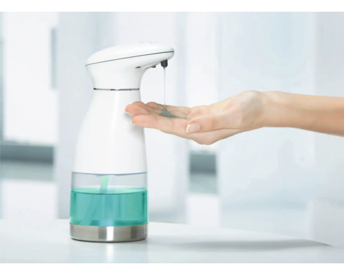 Distributeur de savon automatique avec main en dessous