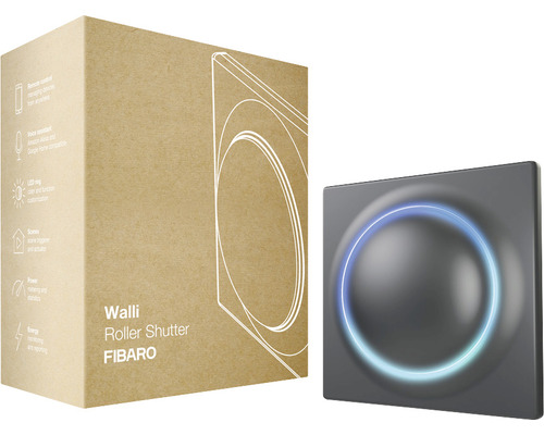 Walli Rollladensteuerung von Fibaro mit Verpackung