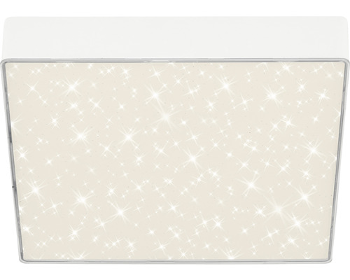 Quadratische Deckenleuchte mit Sternenmuster