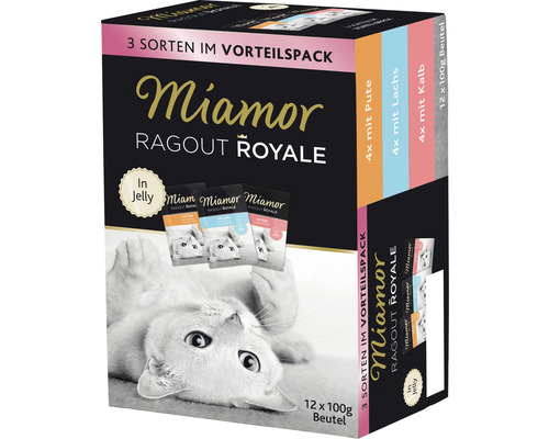 Miamor Katzenfutter Ragout Royale MuliMix Box assortiert 12x100 g