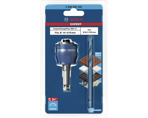 Bosch Expert PowerChange Plus HEX 11 Porte-foret avec foret multi matériaux