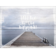 Tableau sur toile Take me to the ocean 57x77 cm