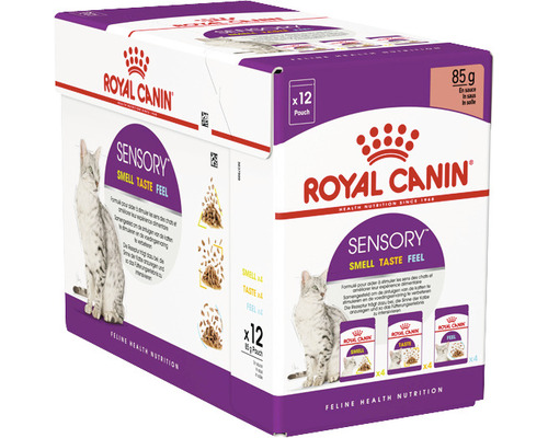 Aliment pour chat Royal Canin Sensory, pack de 12