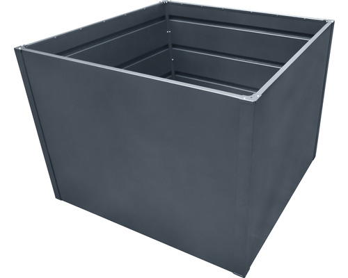 Jardinière carrée en métal pour le jardin