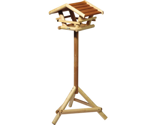 Abri-mangeoire pour oiseaux Bernie Bernstein avec support sous forme de kit à monter37x28x101 cm