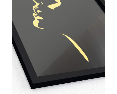 Gerahmtes Porträt einer Frau als Wandbild