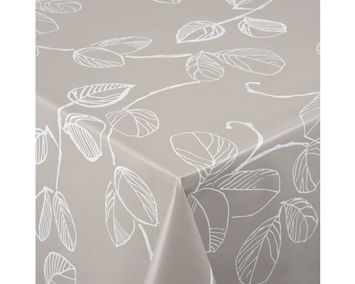 Nappe Aurore taupe largeur 140 cm (au mètre)