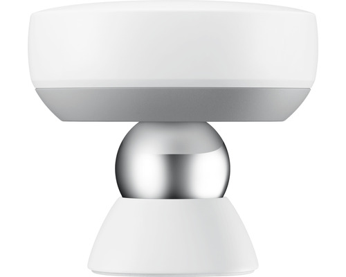 Lampe avec abat-jour rond et pied pivotant