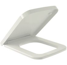 Toilettensitz mit Deckel in geöffneter Position