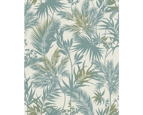 Tapete mit tropischem Pflanzenmuster