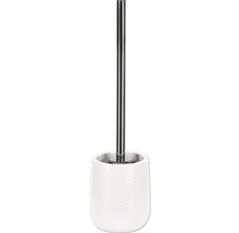 WC-Bürste mit Halter aus Keramik und Edelstahl