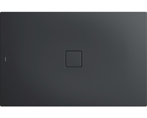 Duschwanne KALDEWEI CONOFLAT Secure Plus 867-1 180 x 100 x 3.2 cm cool grey 90 matt vollflächige antirutschbeschichtung 468400012667 Rechteckige Duschwanne mit quadratischem Ablauf