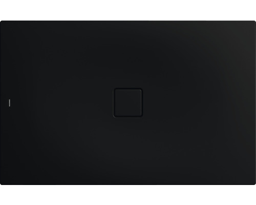 Receveur de douche Kaldewei CONOFLAT 100x150 cm noir mat 100 467300010676 Receveur de douche noir avec drain carré