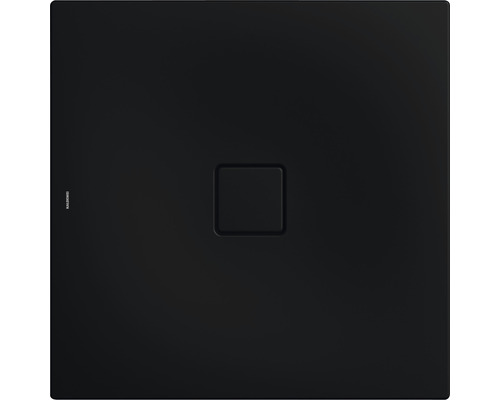 Duschwanne Kaldewei CONOFLAT 100x100 cm schwarz matt 100 SEC 465600012676 Schwarze Duschwanne mit quadratischem Ablauf