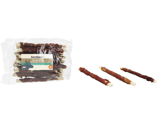 Friandises pour chiens beeztees bâtonnet à mâcher canard 20 pièces 233 g friandises à mâcher