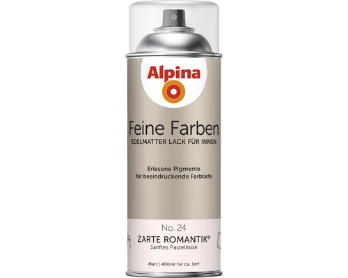 Peinture aérosol Alpina Feine Farben Douce romance rosé pastel doux 400 ml