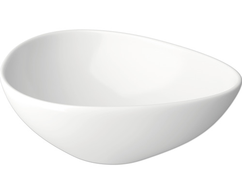 Vasque à poser Moduo 56,5 cm asymétrique blanc