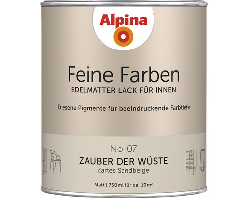 Alpina Finest Colours Lack subtle beige 750 ml
