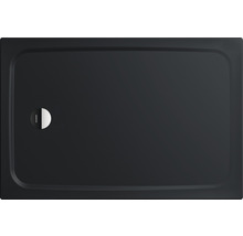 Receveur de douche noir de forme rectangulaire